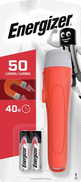 ENERGIZER Πλαστικός Μαγνητικός Φακός LED 2xAA 50lm